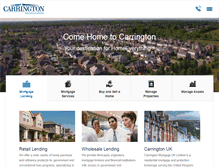 Tablet Screenshot of carringtonhc.com